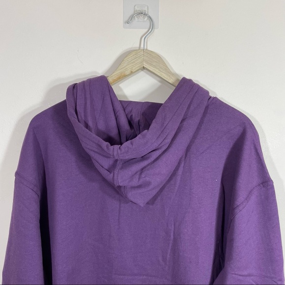 Urban Outfitters Standard Cloth Foundation Hoodie Sweatshirt Purple - Picture 9 of 11